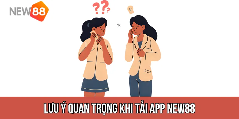 Lưu ý quan trọng khi tải app New88
