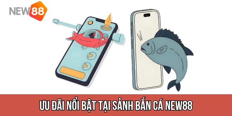 Ưu đãi nổi bật tại sảnh bắn cá New88